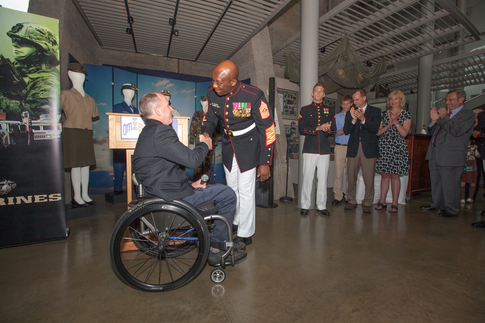 Marine Corps War Memorial Sunset Parade, June 28, 2016