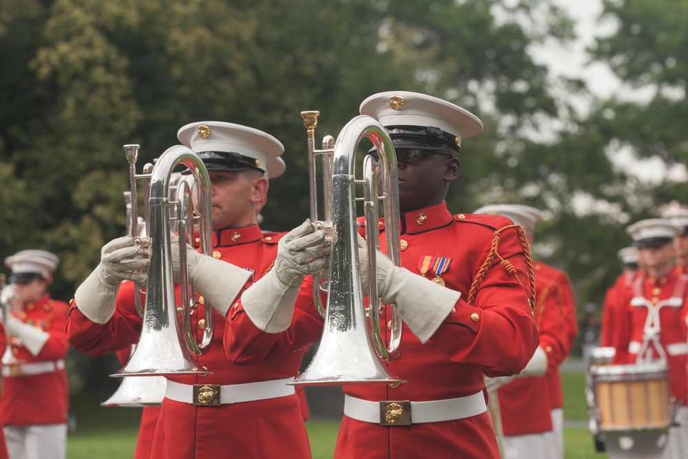 Marine Corps War Memorial Sunset Parade, June 28, 2016