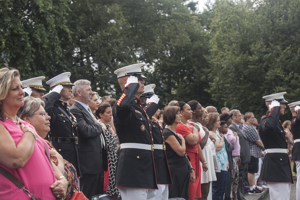 Marine Corps War Memorial Sunset Parade, June 28, 2016