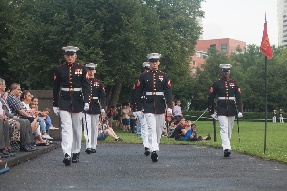 Marine Corps War Memorial Sunset Parade, June 28, 2016