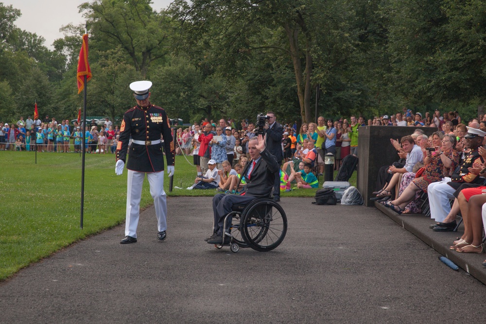 Marine Corps War Memorial Sunset Parade, June 28, 2016