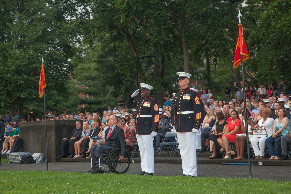 Marine Corps War Memorial Sunset Parade, June 28, 2016