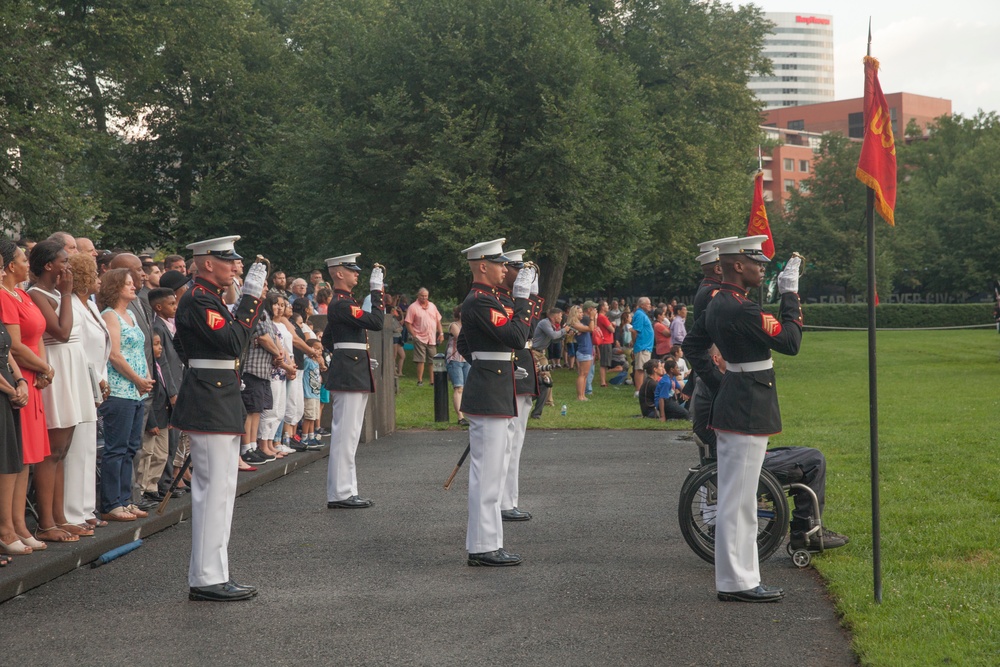 Marine Corps War Memorial Sunset Parade, June 28, 2016