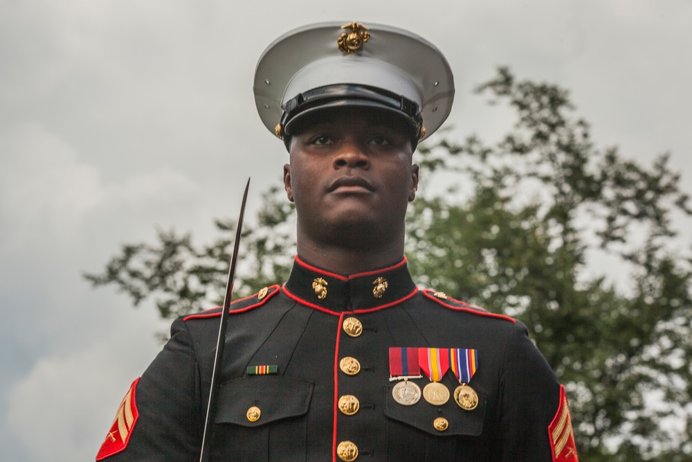 Marine Corps War Memorial Sunset Parade, June 28, 2016