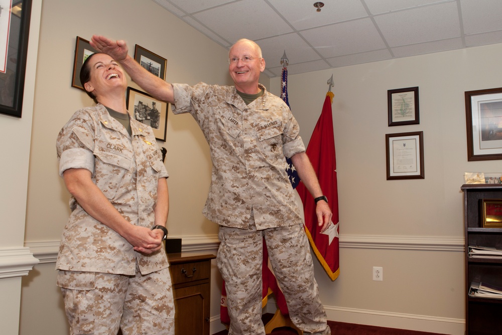 Award Ceremony for Maj. Vanessa M. Clark