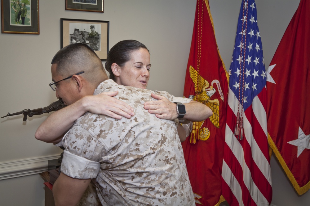 Award Ceremony for Maj. Vanessa M. Clark