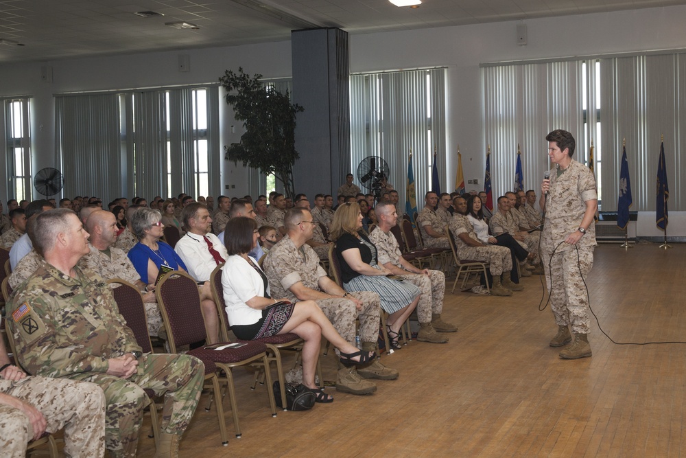 MARFORCYBER Relief and Appointment Ceremony