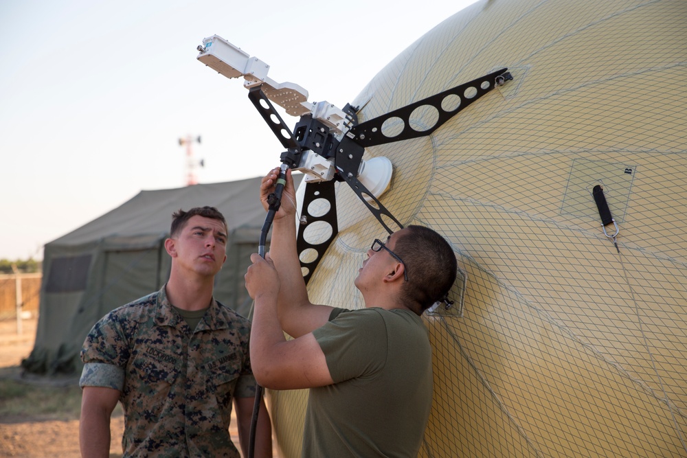 Crisis Response Marines bring GATR system online