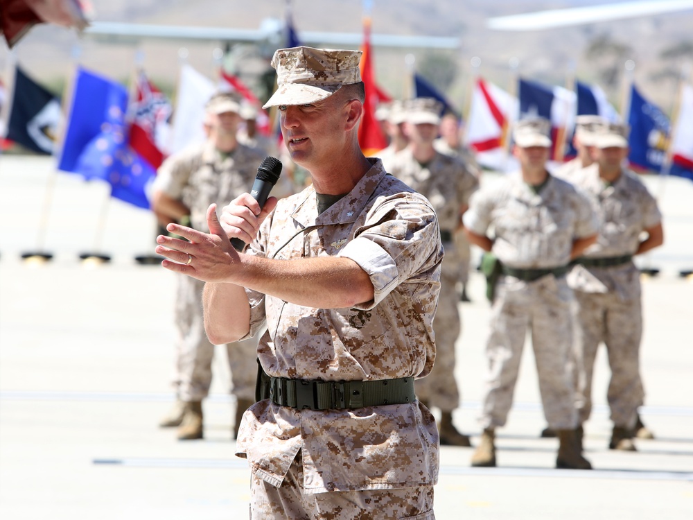 MAG-41 Detachment Alpha reactivated, Smith assumes command