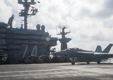 Canadian Brig. Gen. Blaise Frawley visits  John C. Stennis  during RIMPAC