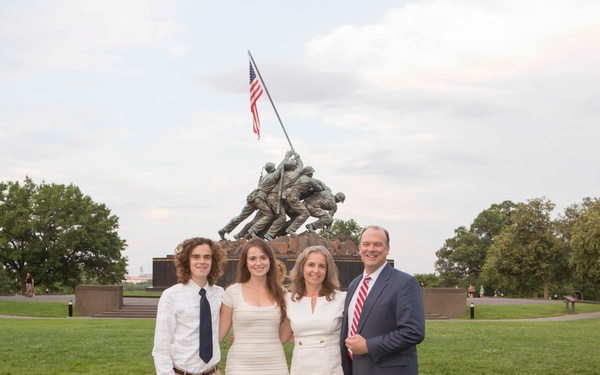 Marine Corps War Memorial Sunset Parade, July 05, 2016
