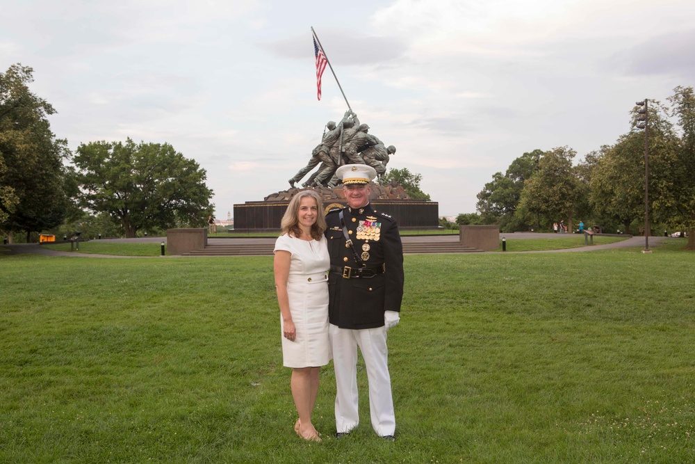 Marine Corps War Memorial Sunset Parade, July 05, 2016