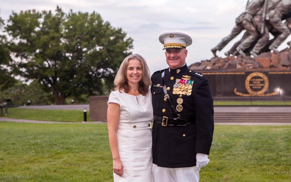 Marine Corps War Memorial Sunset Parade, July 05, 2016