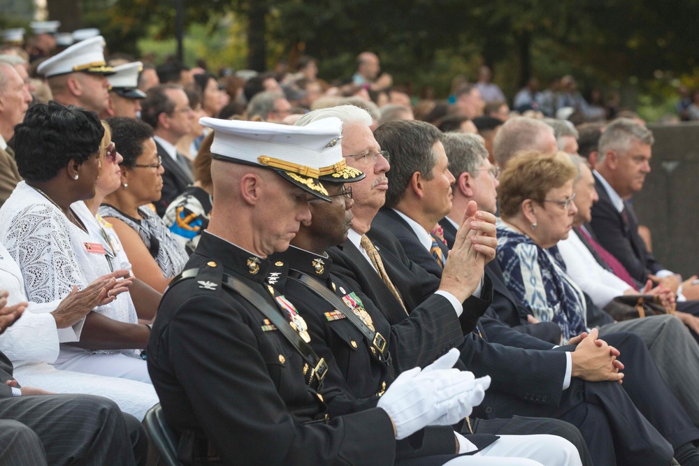 The Marine Corps War Memorial Sunset Parade July 12, 2016