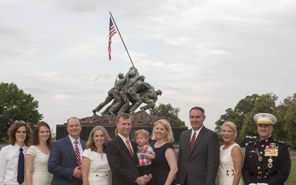 Marine Corps War Memorial Sunset Parade, July 05, 2016