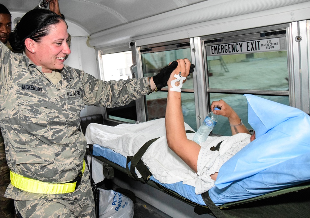 Enroute Patient Staging Facility gets warriors on the road to recovery