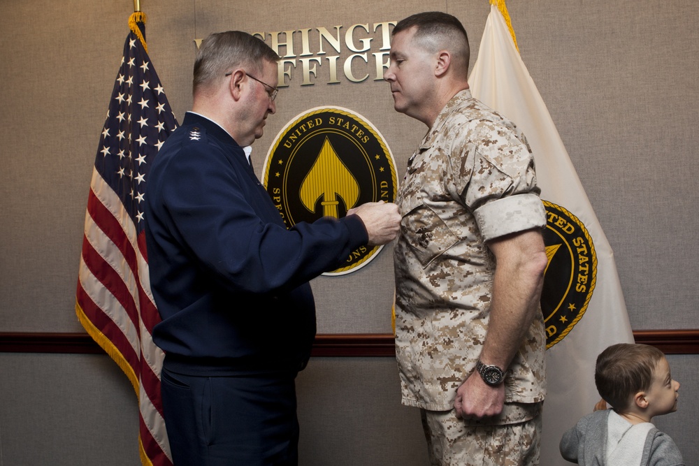 Award Ceremony for Lt. Col Keith A. Parry