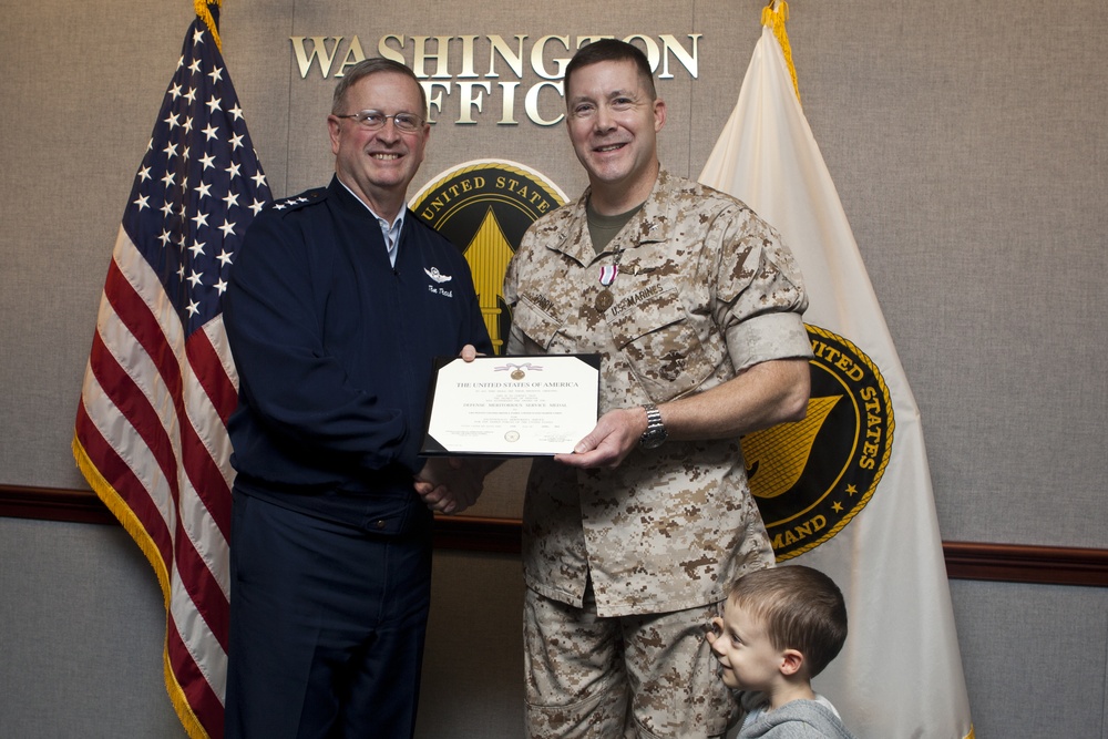 Award Ceremony for Lt. Col Keith A. Parry