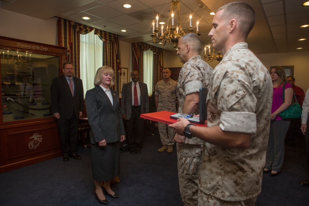 Linda Beckner Retirement Ceremony June 6, 2016