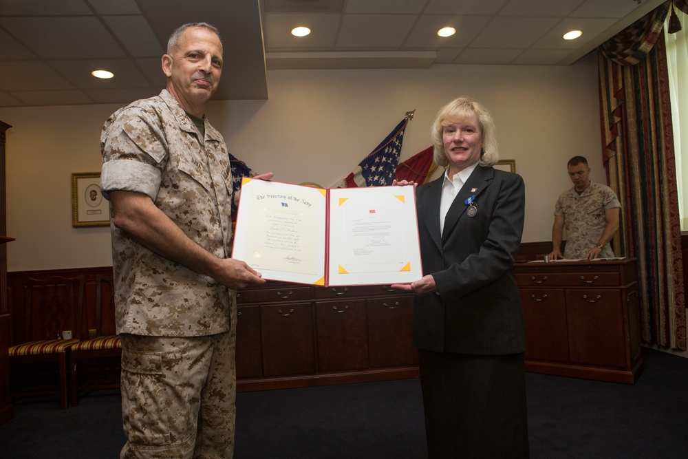 Linda Beckner Retirement Ceremony June 6, 2016
