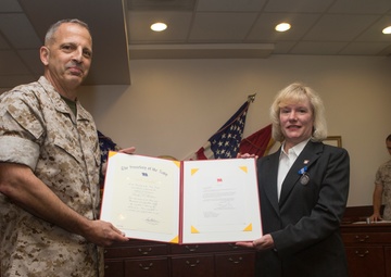 Linda Beckner Retirement Ceremony June 6, 2016