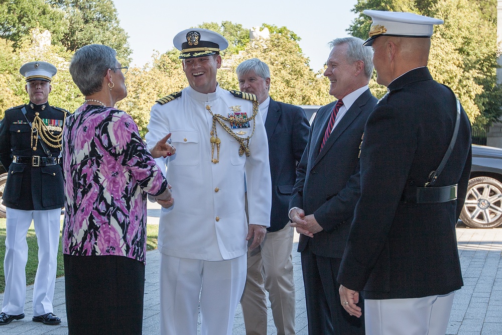 Marine Corps War Memorial Sunset Parade, June 14, 2016