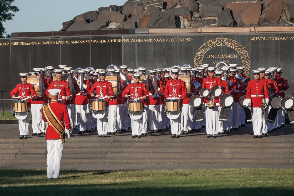 Marine Corps War Memorial Sunset Parade, June 14, 2016