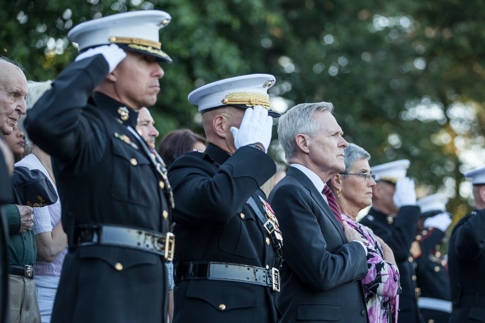 Marine Corps War Memorial Sunset Parade, June 14, 2016