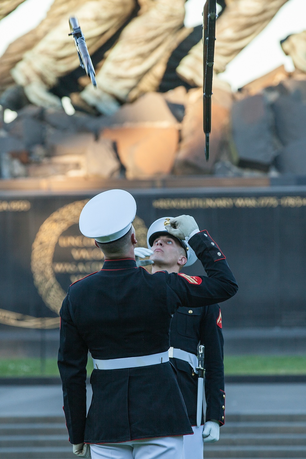 Marine Corps War Memorial Sunset Parade, June 14, 2016