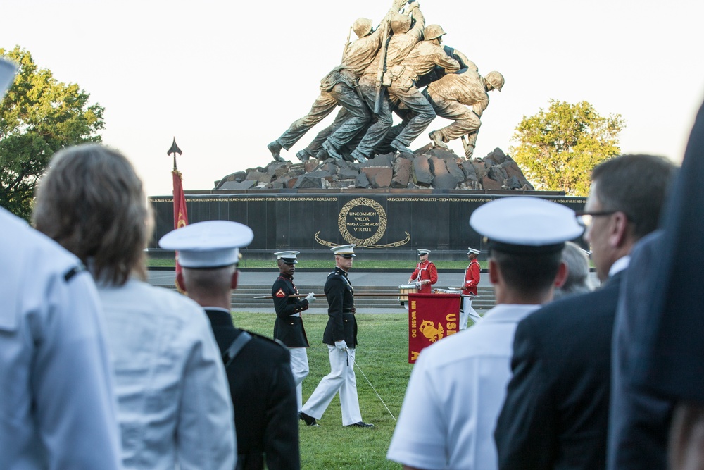 Marine Corps War Memorial Sunset Parade, June 14, 2016