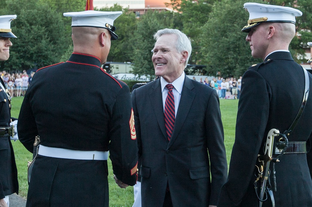 Marine Corps War Memorial Sunset Parade, June 14, 2016