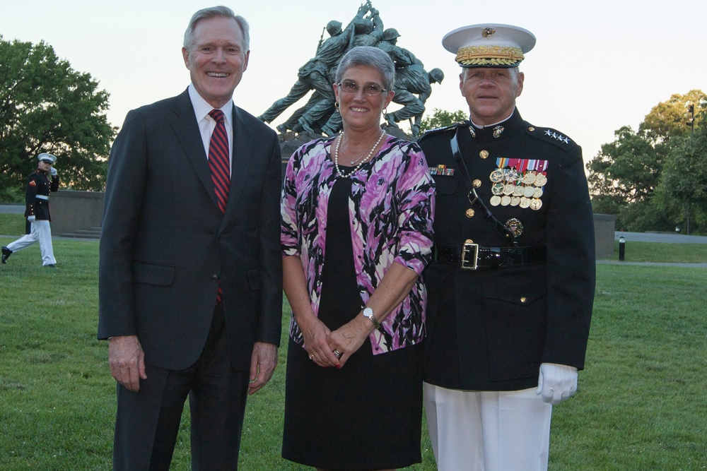 Marine Corps War Memorial Sunset Parade, June 14, 2016