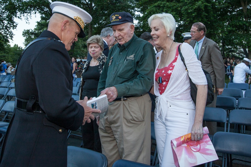 Marine Corps War Memorial Sunset Parade, June 14, 2016