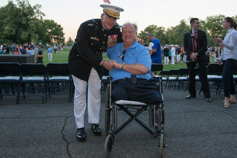 Marine Corps War Memorial Sunset Parade, June 14, 2016