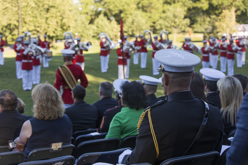 Marine Corps War Memorial Sunset Parade, June 14, 2016