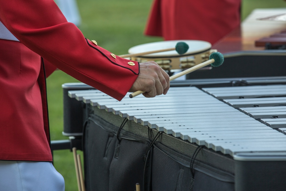 Marine Corps War Memorial Sunset Parade, June 14, 2016