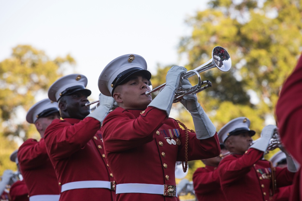 Marine Corps War Memorial Sunset Parade, June 14, 2016