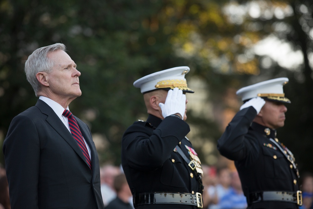 Marine Corps War Memorial Sunset Parade, June 14, 2016