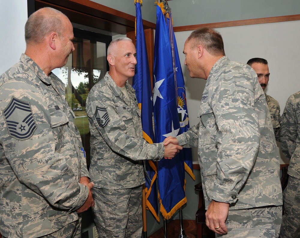 Adjutant General visits 142nd Fighter Wing