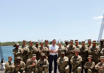 Secretary of the Army views Army Watercraft, related  capabilities