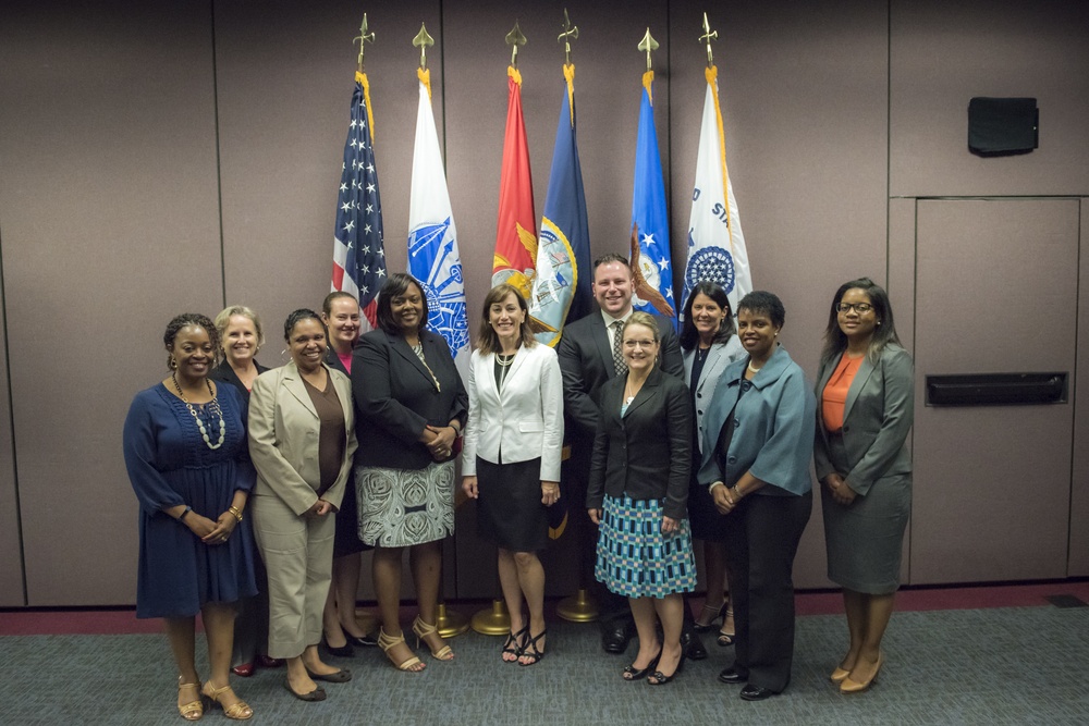 Under SECNAV Visits Navy Civilians