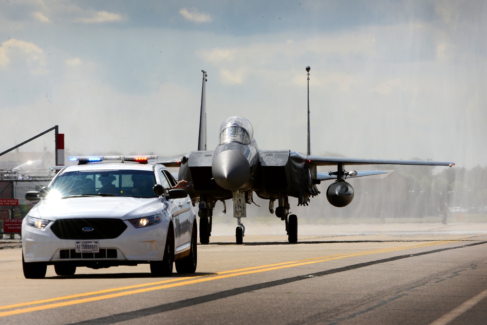 Novotny completes final flight as Liberty Wing Commander