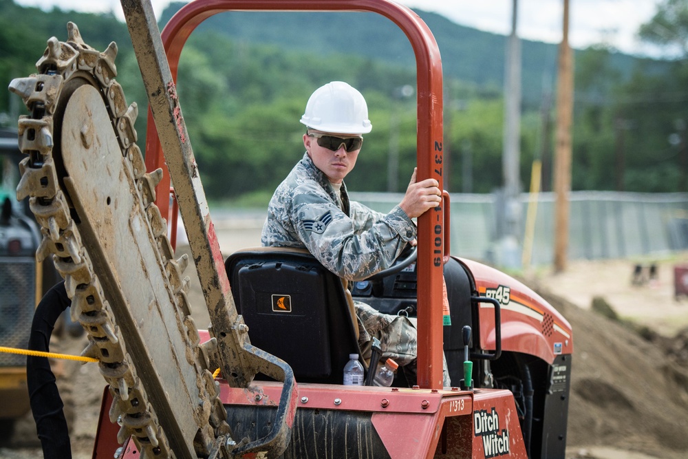512th Civil Engineering Squadron takes part in Innovative Readiness Training