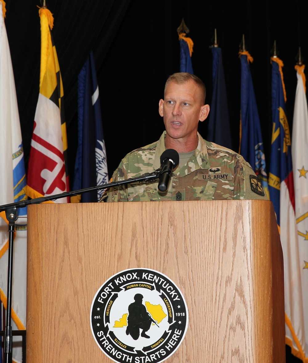 Cadet Command welcomes new senior enlisted leader during change of responsibility ceremony