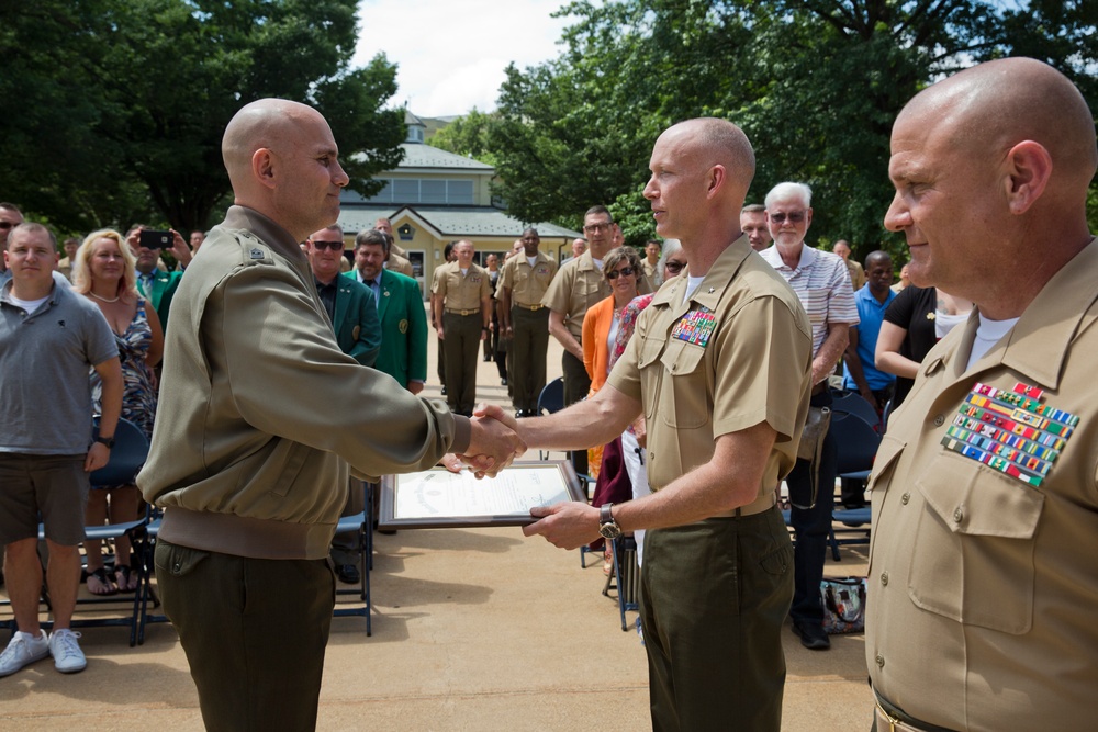 Master Sgt. Marcus Dawson Promotion Ceremony