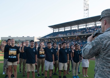 Norfolk Tides honor JBLE Airmen