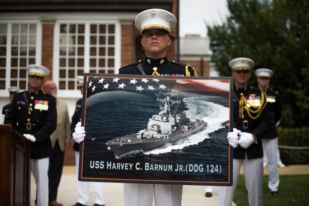 Navy's Newest Destroyer Named After Marine Medal of Honor Recipient