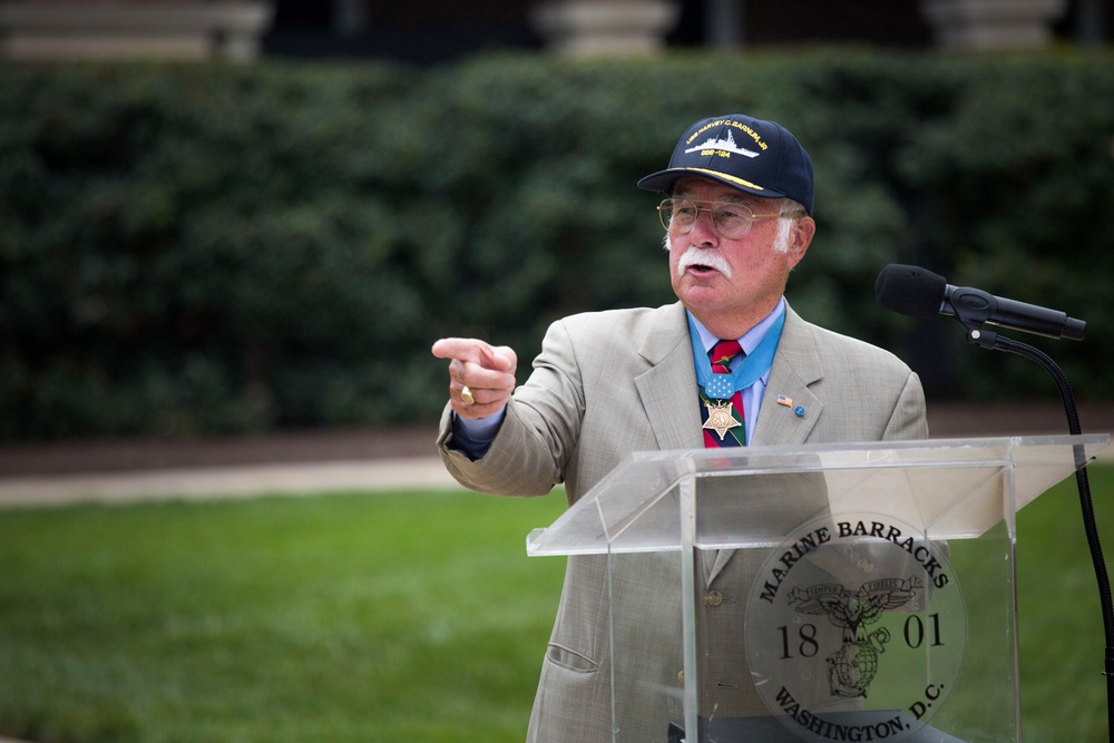 Navy's Newest Destroyer Named After Marine Medal of Honor Recipient