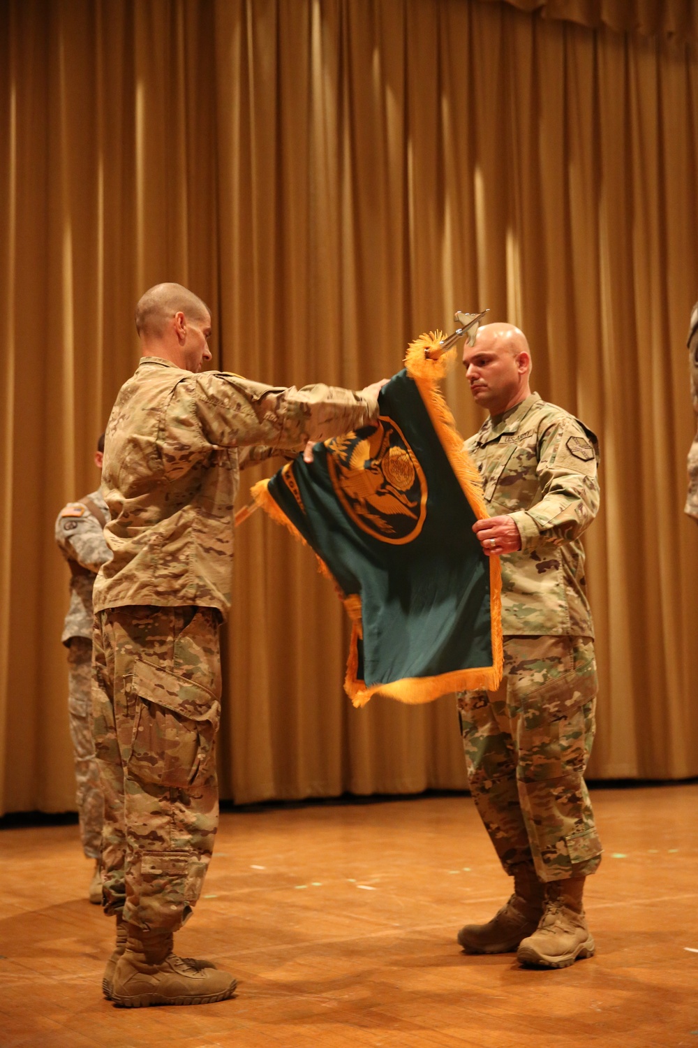 Fort Riley MSBs case colors, complete mission, 642nd RSG takes reins