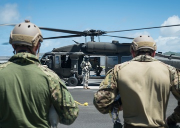 Explosive Ordnance Disposal Mobile Unit Helocast Exercise